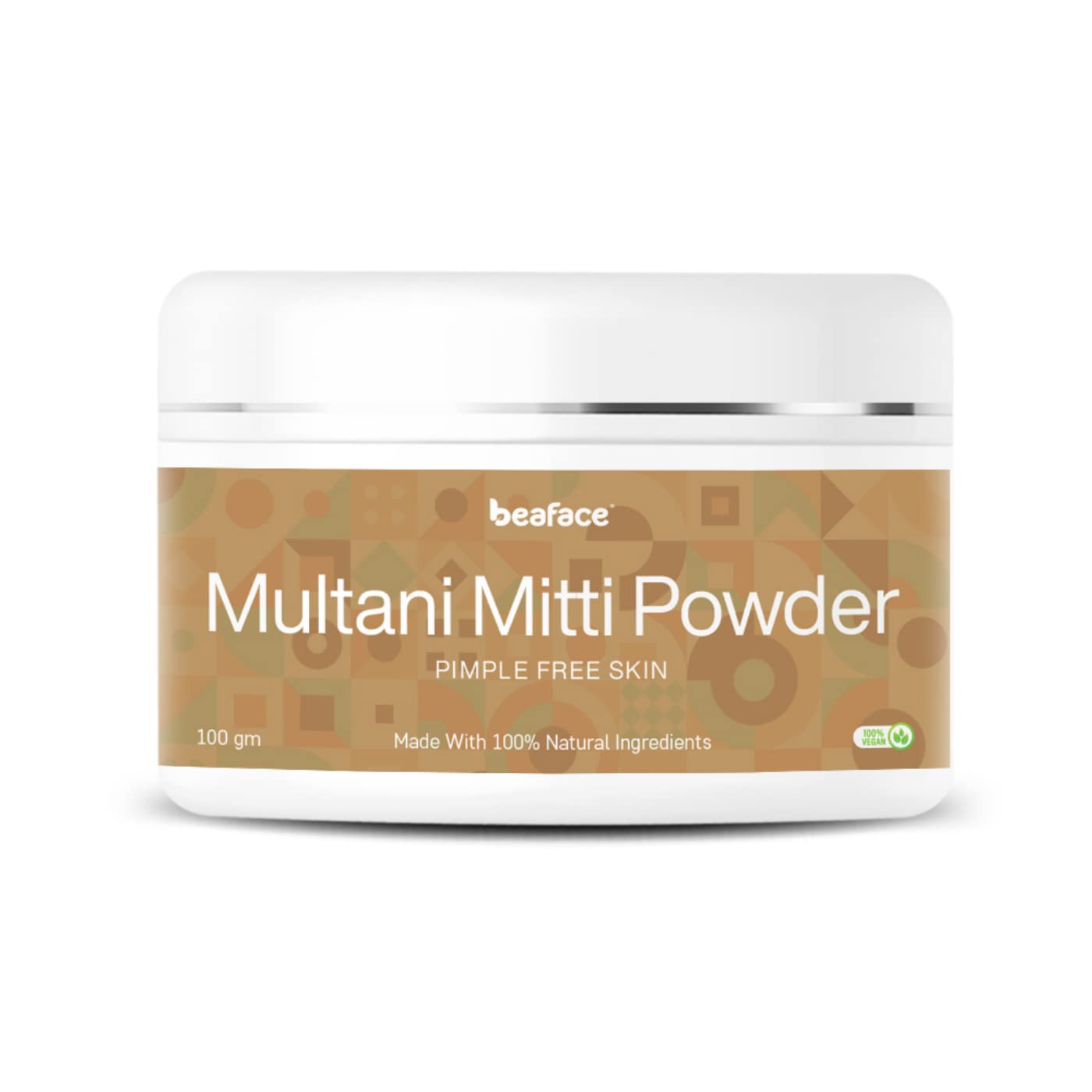 Organic Beaface Hair Cleaner with Reetha Powder & Multani Mitti - 100g Pack of 2 | Natural Shampoo for Hair Growth & Scalp Care | Perfect for Daily Hair Wash & Ayurvedic Hair Treatment