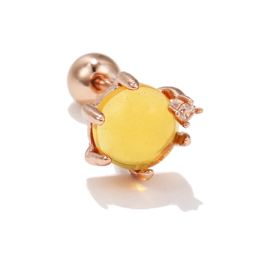 20G Frog & Octopus Cartilage Barbell Stud Earring - Body Jewelry for Cartilage, Helix, Tragus Piercing | EGD0318 | Perfect for Everyday Wear & Unique Style
