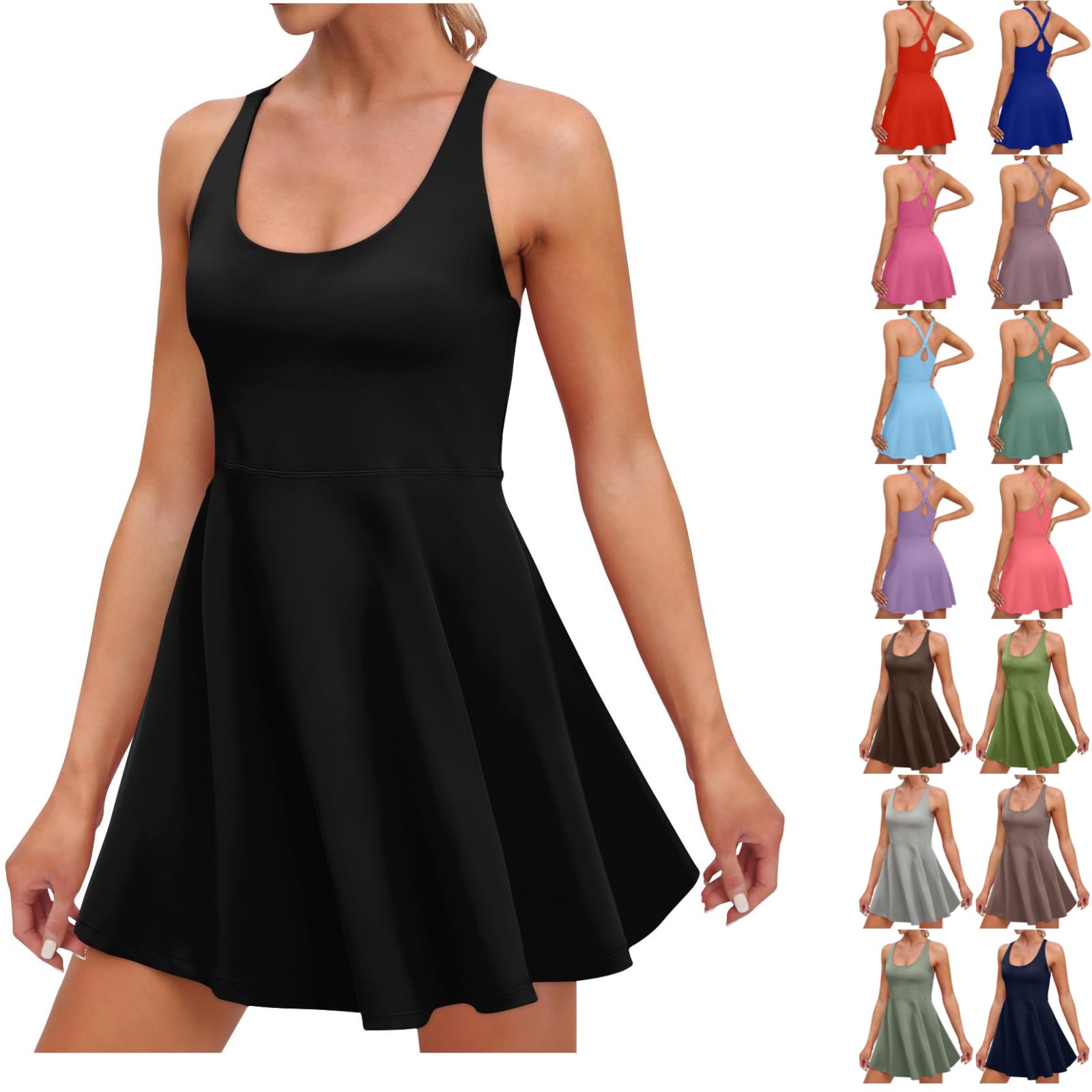 Women's Prime Suspect Pickleball & Tennis Dress - Stylish Athletic Outfit for Sports & Casual Wear - Perfect for Pickleball, Tennis, Gym & Summer Activities 2024