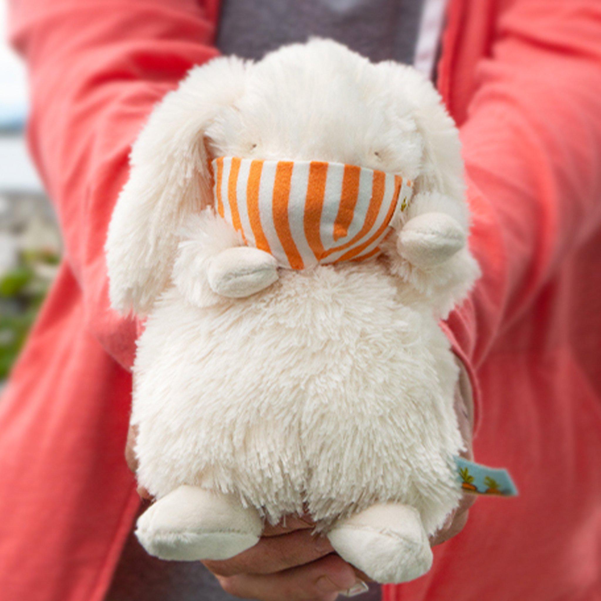 Wee Rutabaga Bunny Plush Toy with Face Mask - Cute Collectible Stuffed Animal for Kids & Adults - Perfect for Easter Gifts, Nursery Decor, and Comforting Companions