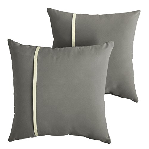 Canvas Charcoal Grey & Canvas Natural Ivory