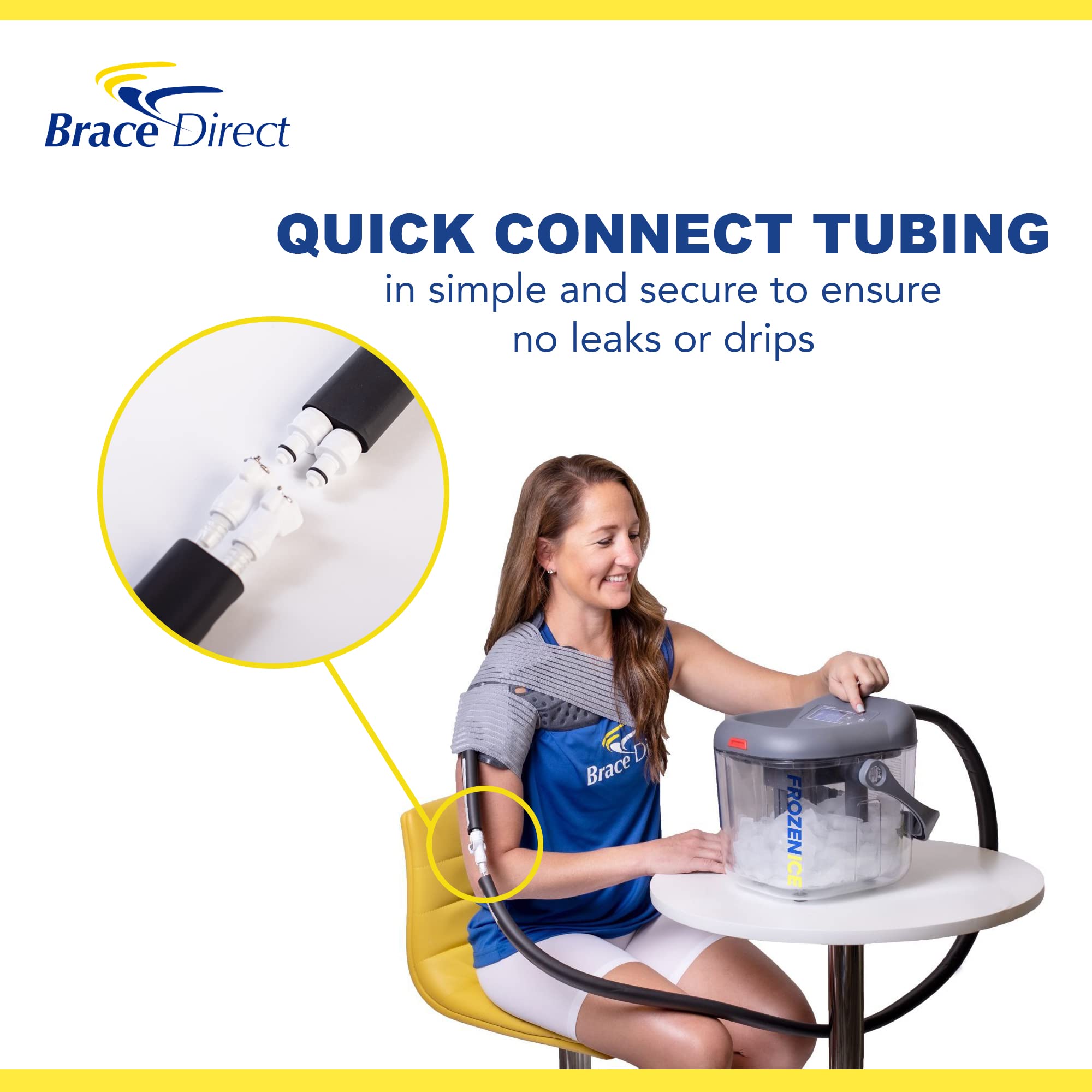 Frozen Ice Circulation Therapy Machine for Shoulder, Knee, Ankle & Back Pain Relief - Post Surgery Recovery, Cryotherapy for Joint Pain, Sore Muscles & Inflammation - Ideal for Athletes, Post-Workout Recovery & Tendonitis Treatment