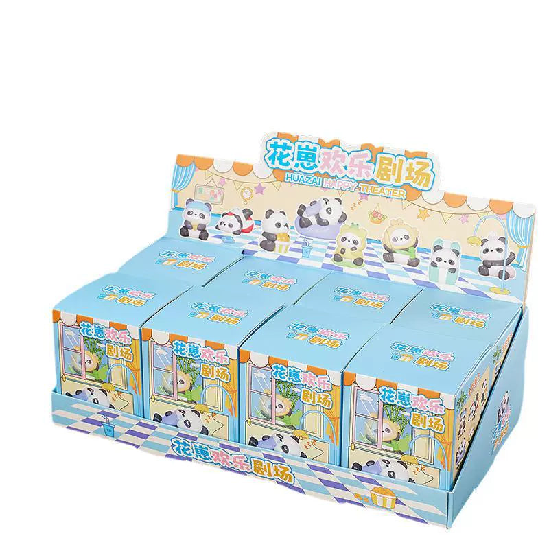 Panda Happy Theater Series Bean Blind Box - Cute Collectible Toy for Kids & Adults | Perfect for Gifts, Party Favors & Surprise Unboxing Fun