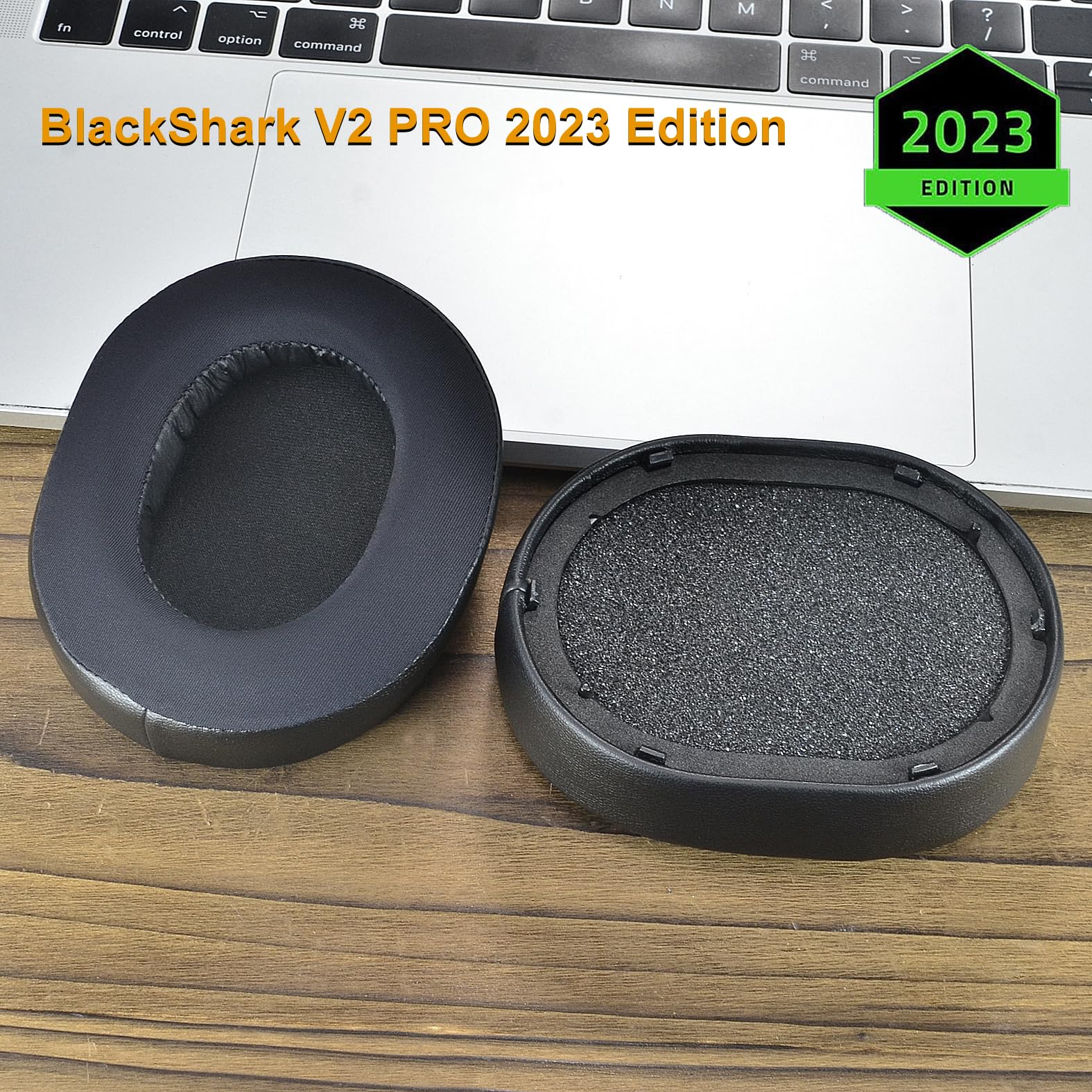 BlackShark V2 PRO 2023 Edition Cooling Gel Ear Pads Replacement - Compatible with Razer BlackShark V2 Pro 2023 Wireless Headset (Not for 2020-2022 Models) - Premium Comfort for Gaming, Streaming & Work