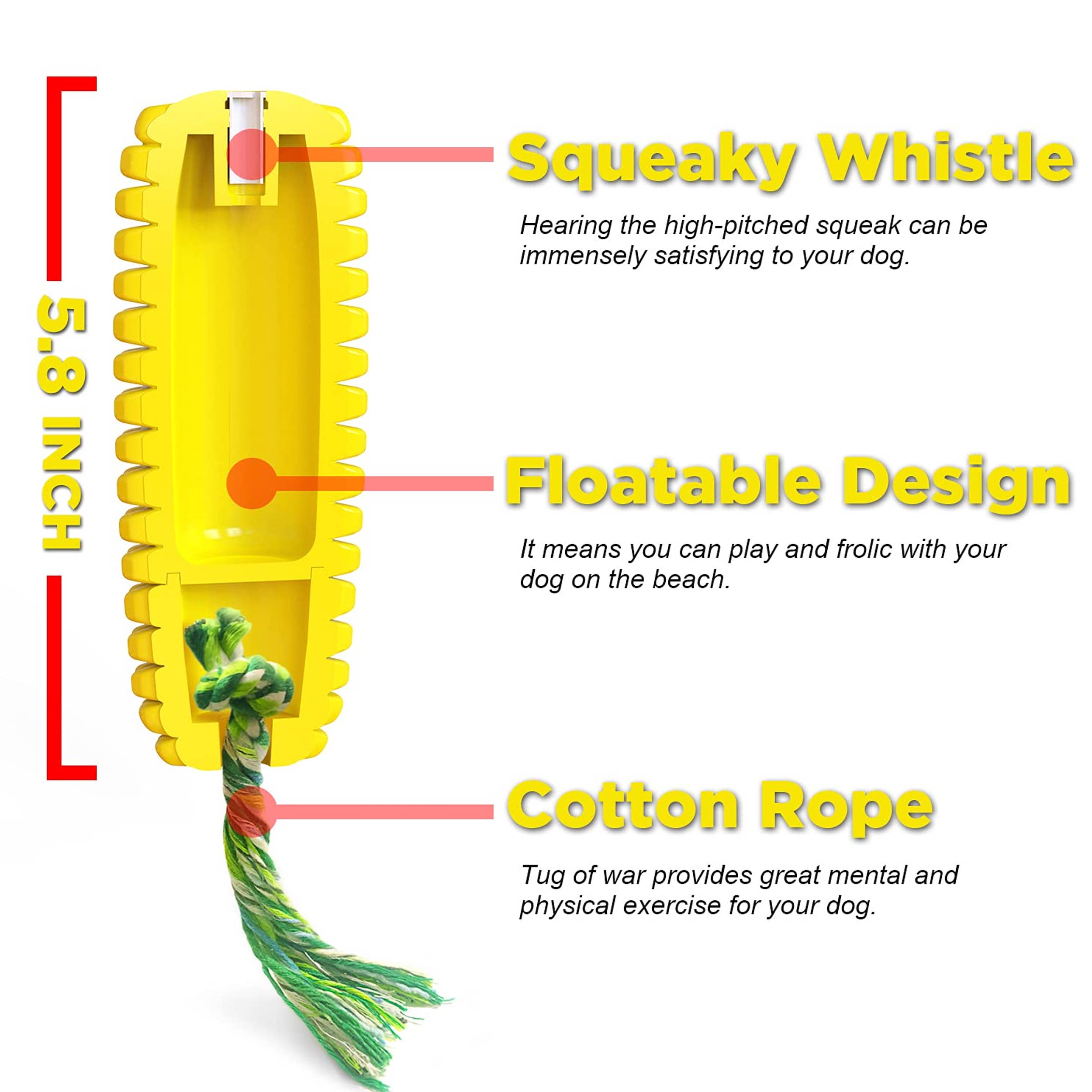 Natural Cornstarch Dog Chew Toys - Safe Teeth Cleaning Toothbrush for Puppies & Small Dogs - Eco-Friendly Pet Dental Care - Perfect for Teething, Training, and Playtime