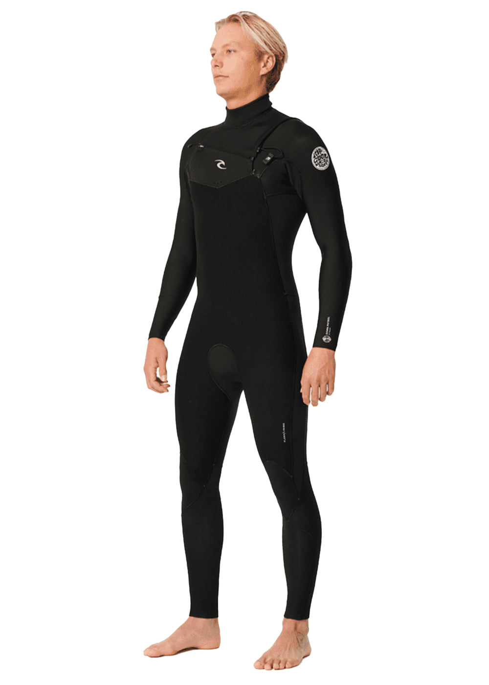 Rip Curl Men's Dawn Patrol CZ 4/3mm GBS Steamer Wetsuit for Surfing, Diving & Water Sports - Premium Neoprene Full Suit with Chest Zip