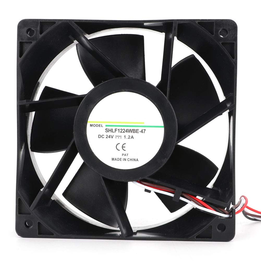 Natudeco 24V 28.8W 4800RPM High-Performance Cooling Fan - Powerful DC Inverter Case Fan with 120mm High Airflow for PC Water Cooling Systems, Computer Cases & Gaming Rigs
