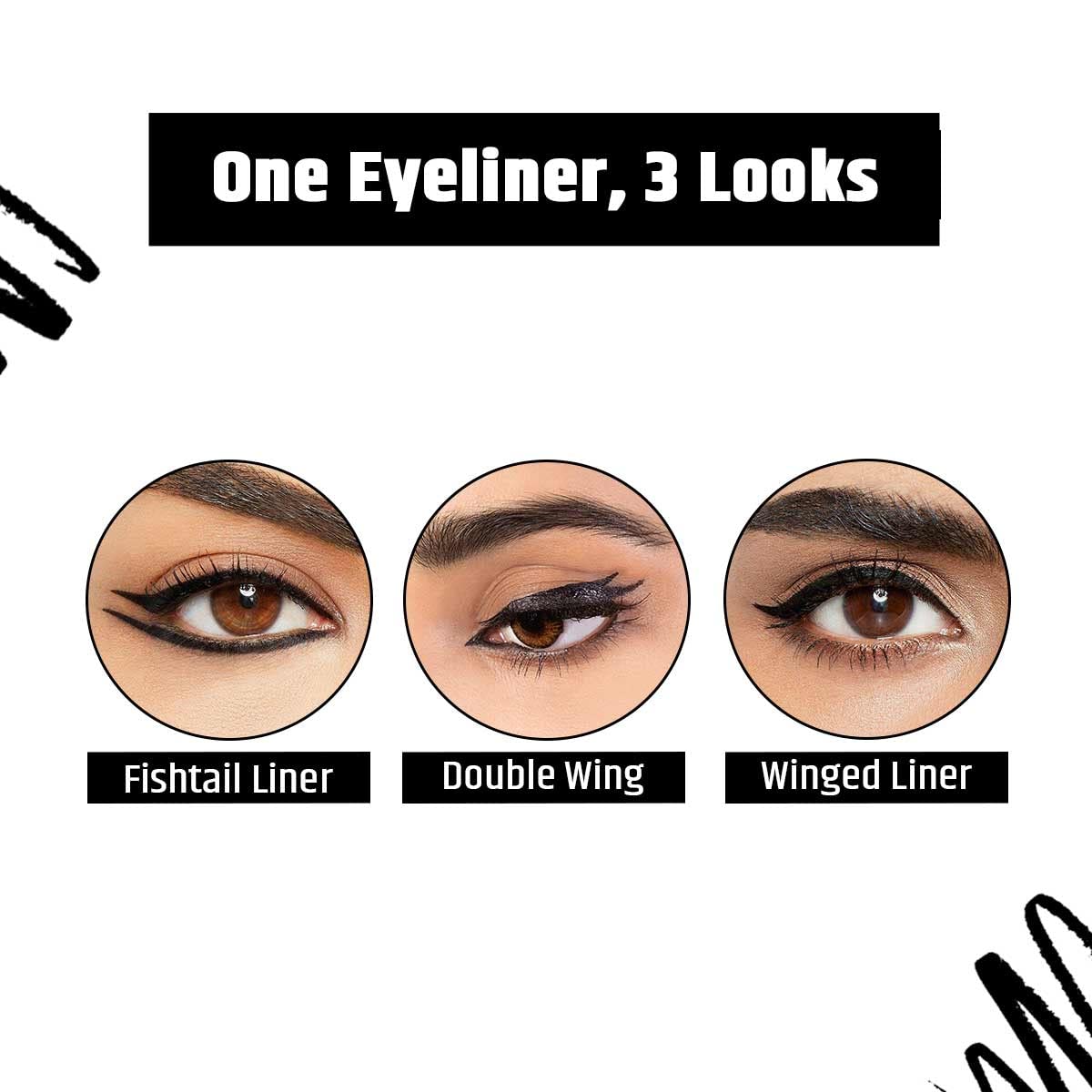INSIGHT Cosmetics Liner Express Matte Pencil Eye Pen - 1.5G Black Waterproof Eyeliner for Smudge-Proof Long-Lasting Makeup | Perfect for Daily Wear, Party & Special Occasions