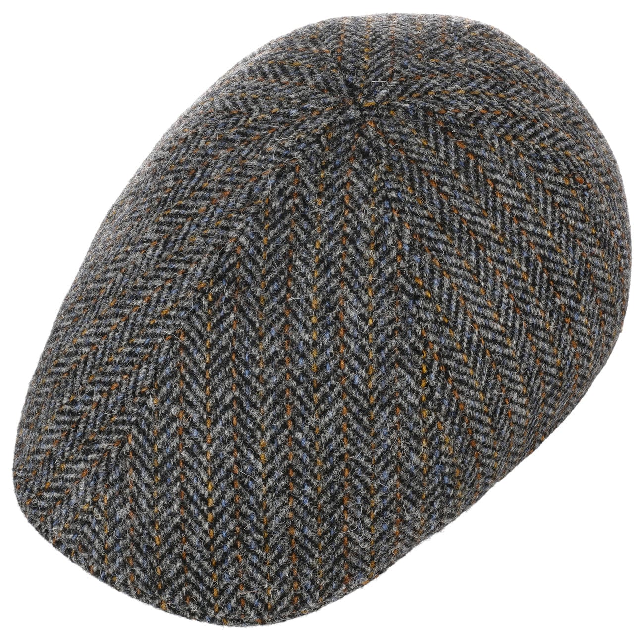Stetson Texas Harris Tweed Cap for Men - Classic Wool Hat for Outdoor, Casual & Winter Wear