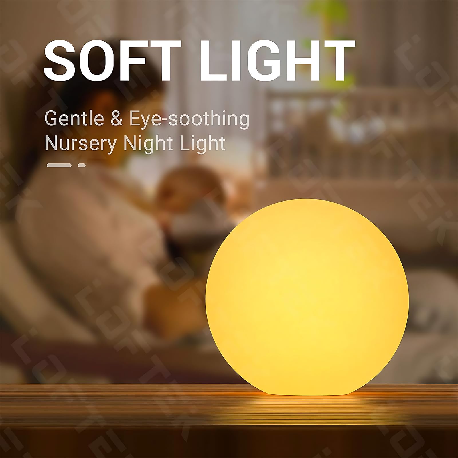 LOFTEK 8-inch Solar LED Night Light Ball with Ground Stake - Waterproof Outdoor Garden Lights for Pathway, Yard, Patio Decoration