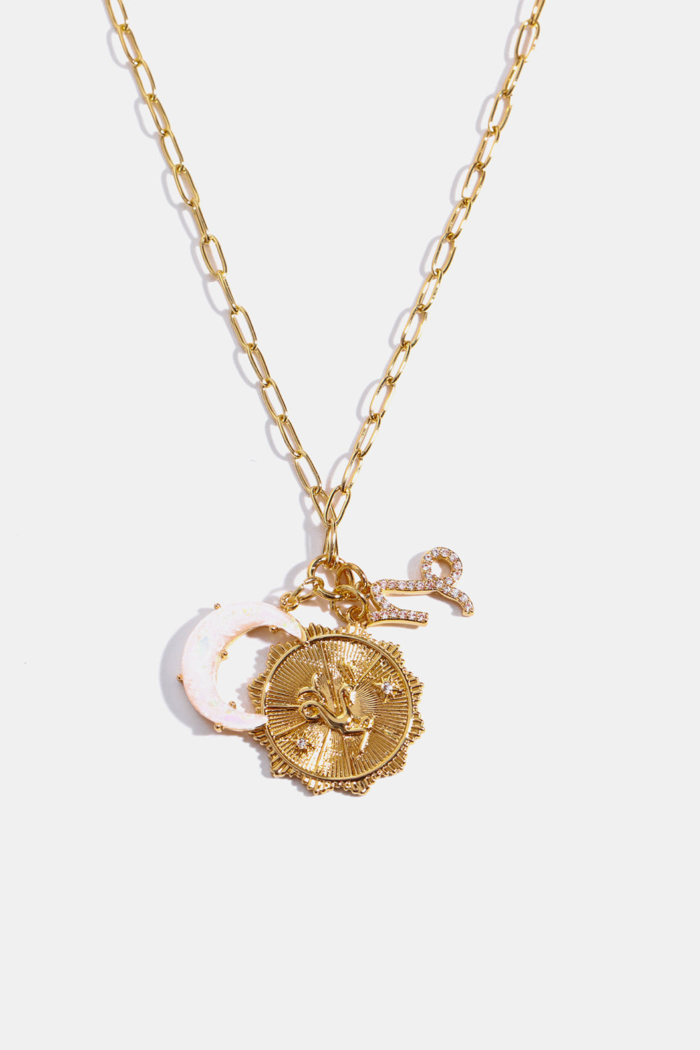 Constellation and Moon Pendant Copper Necklace - Elegant Celestial Jewelry for Women - Perfect for Daily Wear, Gifts & Special Occasions
