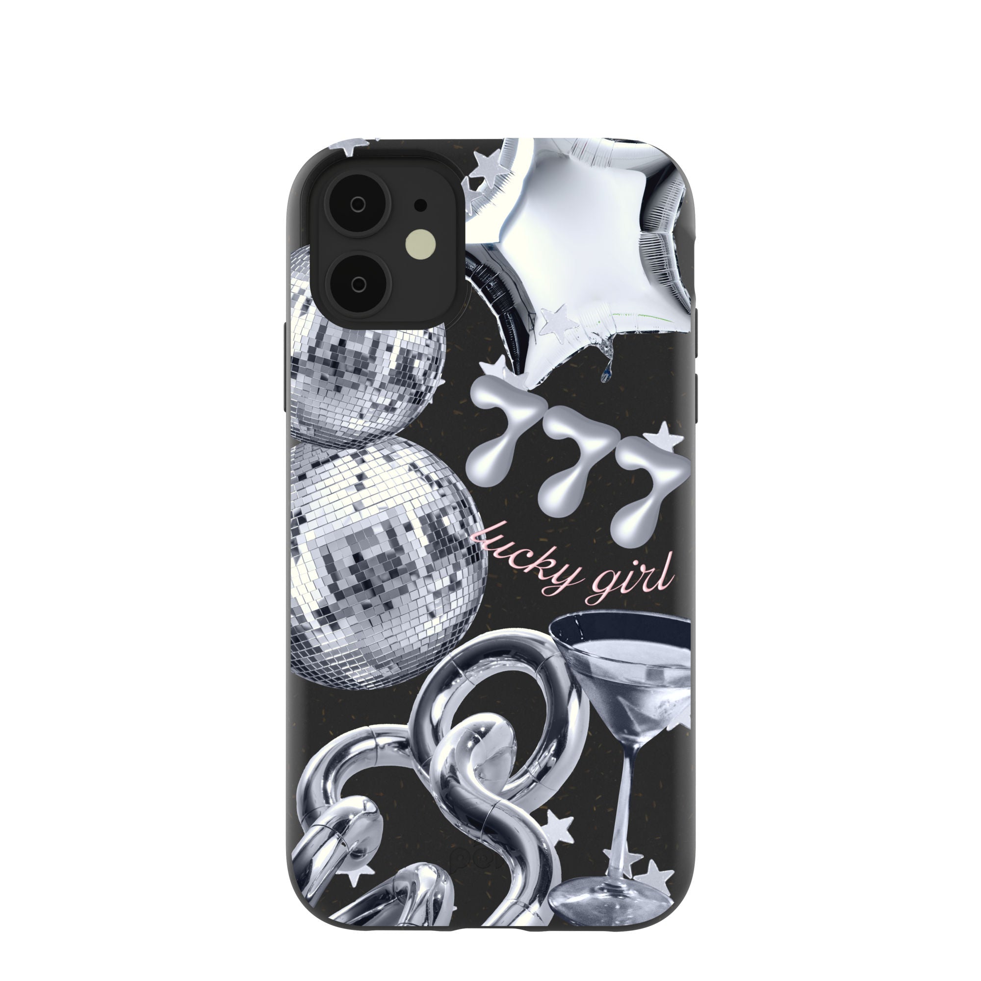 Black Cosmic Luck iPhone 11 Case - Protective Phone Cover with Unique Design - Perfect for Everyday Use, Travel & Gift Giving
