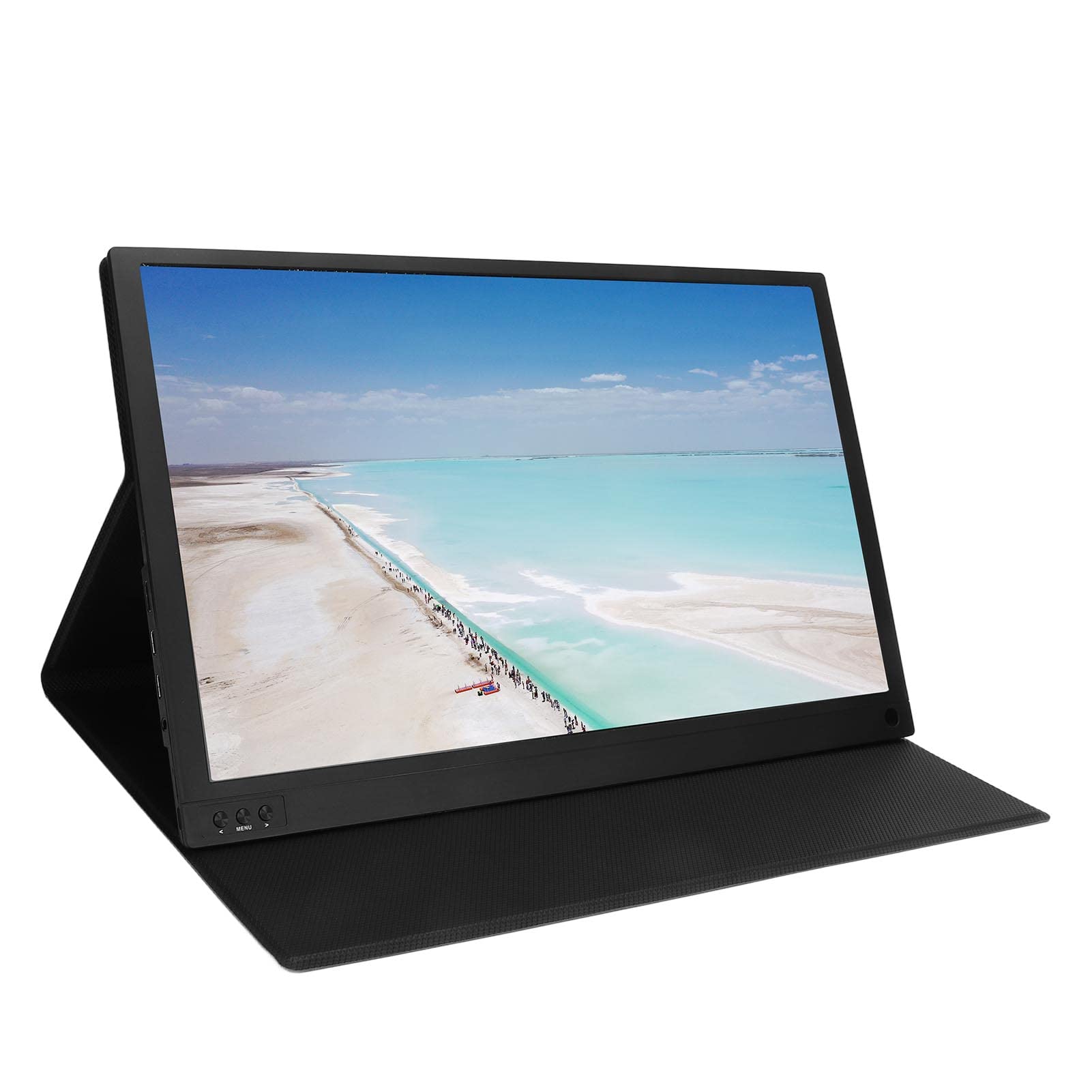 Akozon 15.6 Inch Portable Touchscreen Monitor - Full HD 1920x1080 HDR Display, USB-C HDMI Computer Monitor for Laptop, PC, Mac | Perfect for Business Presentations, Gaming, and Remote Work