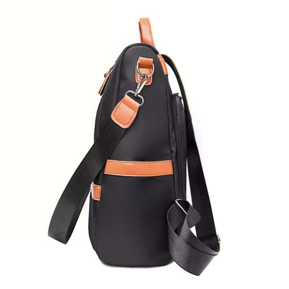 Eshow Anti-Theft Backpack Purse for Women - Lightweight Travel Daypack & Casual Black Purse Backpack | Perfect for Commuting, College, Work & Weekend Adventures