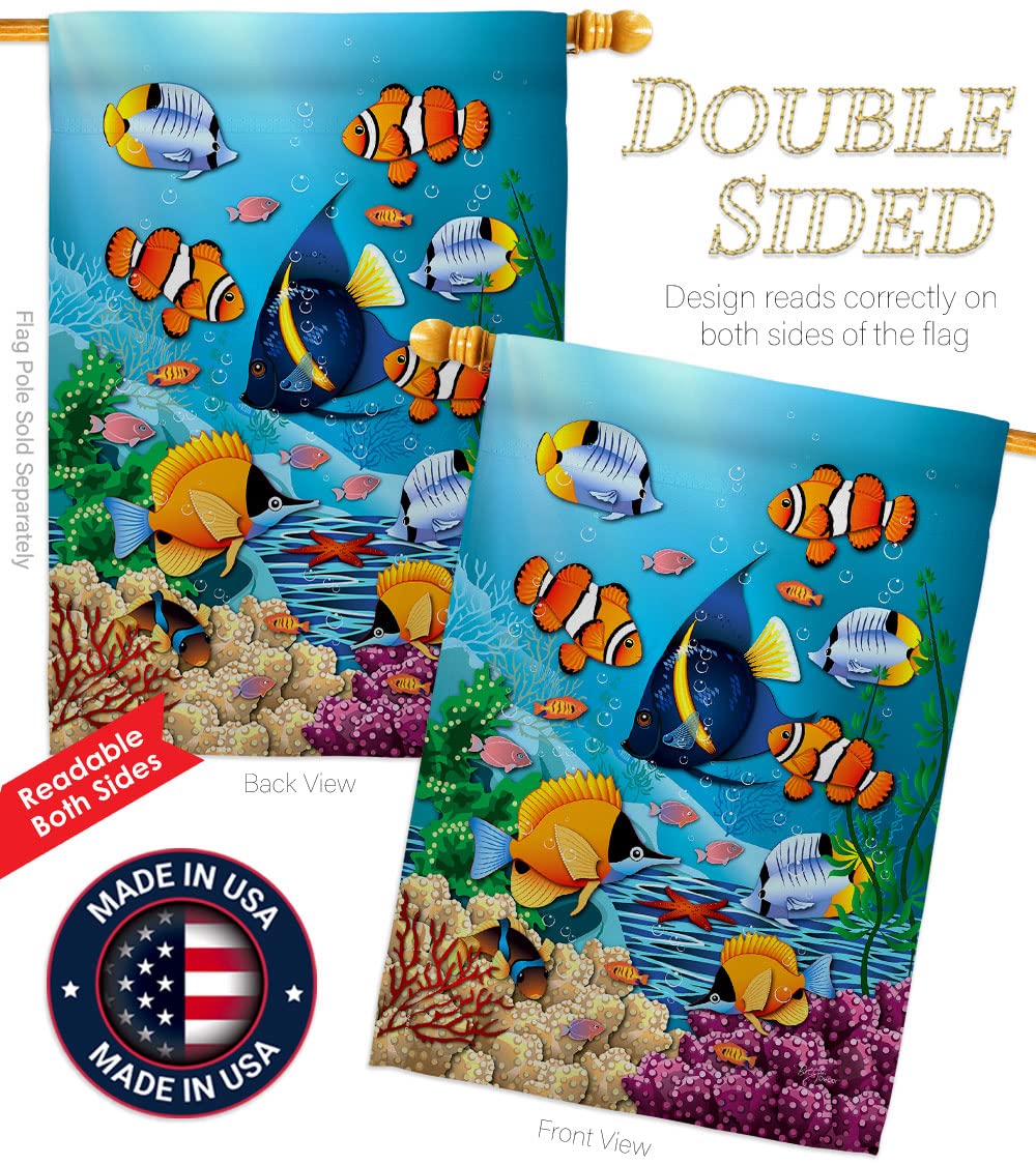 Coastal Nautical Decorative Flags Set - 28