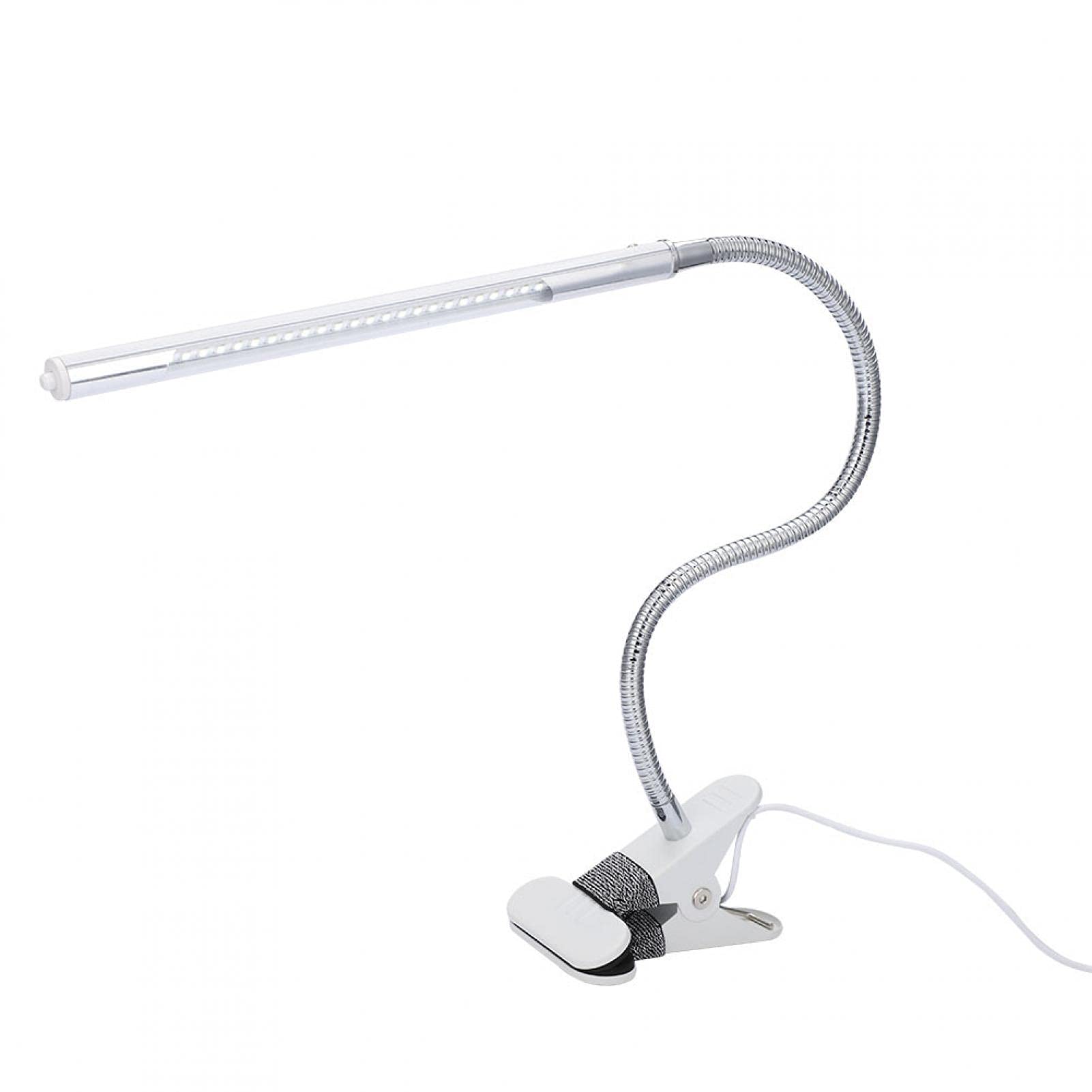Flexible LED Clip On Desk Lamp with 360° Adjustable Swing Arm & USB Power - Perfect for Makeup, Eyebrow Tattoo, Reading & Salon Lighting