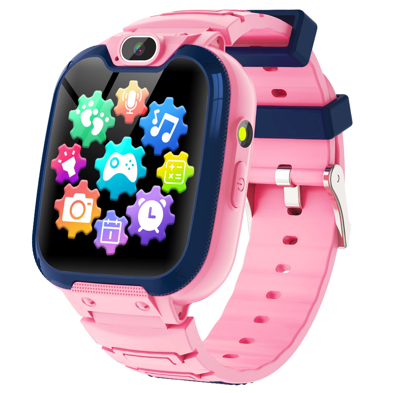 **Smart Watch for Kids Boys Girls Ages 4-12 - 26 Fun Games, Music Player, Camera, Alarm Clock & Flashlight - Multifunctional Kids Smartwatch - Perfect Gift for Birthday & Holidays - Great for Outdoor Play, School & Daily Activities**