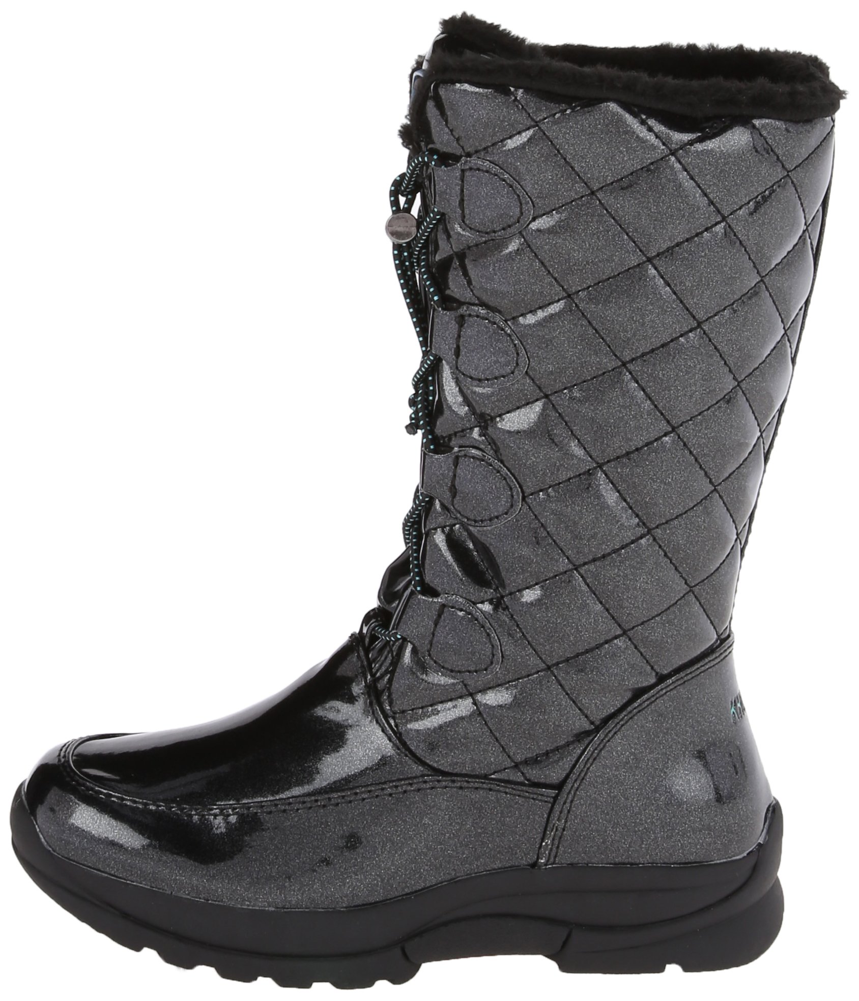 Khombu Darcie Waterproof Winter Snow Boots for Kids - Warm Insulated Cold Weather Boots for Boys & Girls - Perfect for Snow Play, Sledding & Outdoor Winter Activities