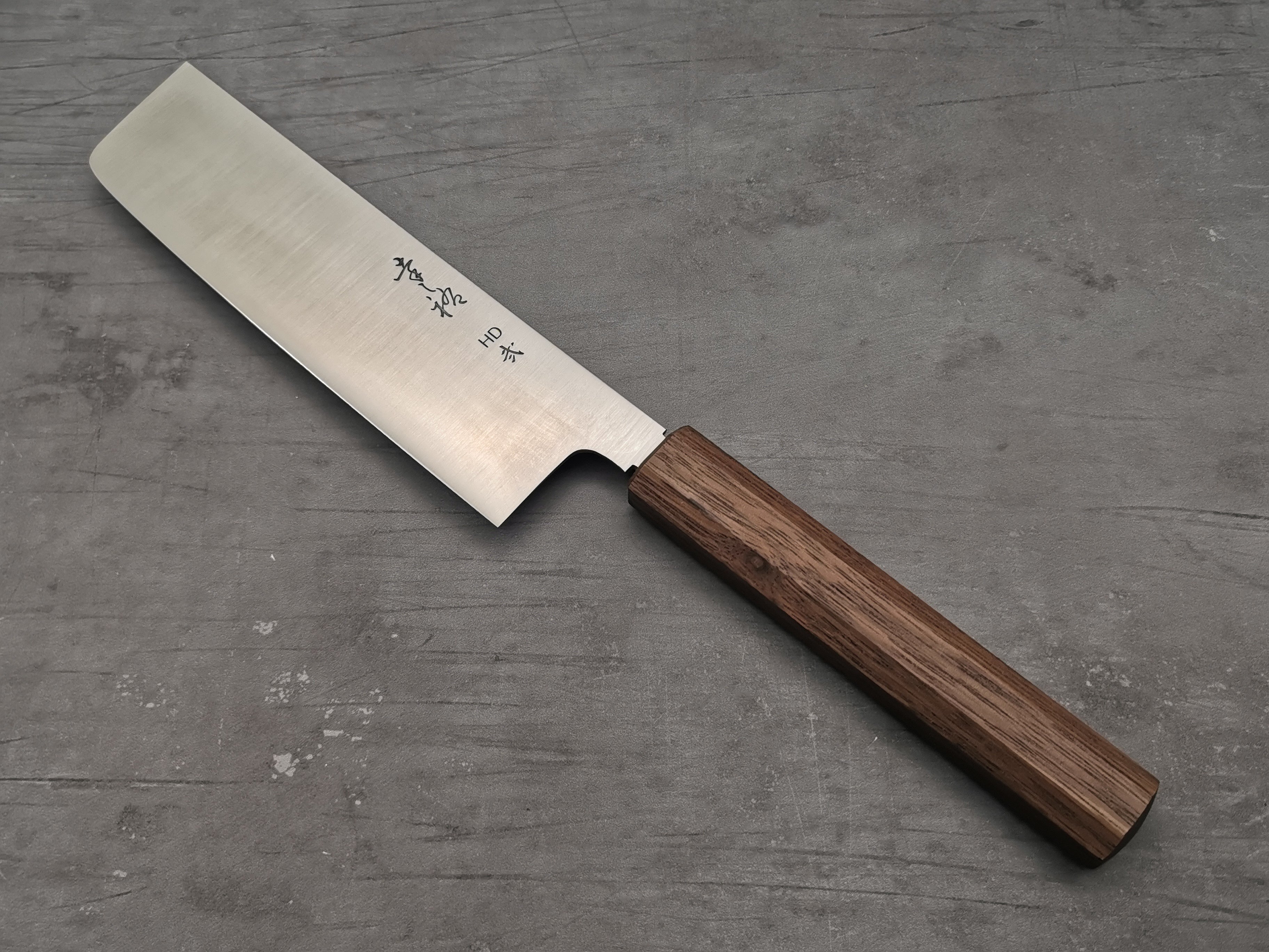 Konosuke HD2 Japanese Nakiri Knife - High Carbon Steel Vegetable Knife for Professional Chefs & Home Cooking, Perfect for Slicing, Dicing & Chopping Vegetables