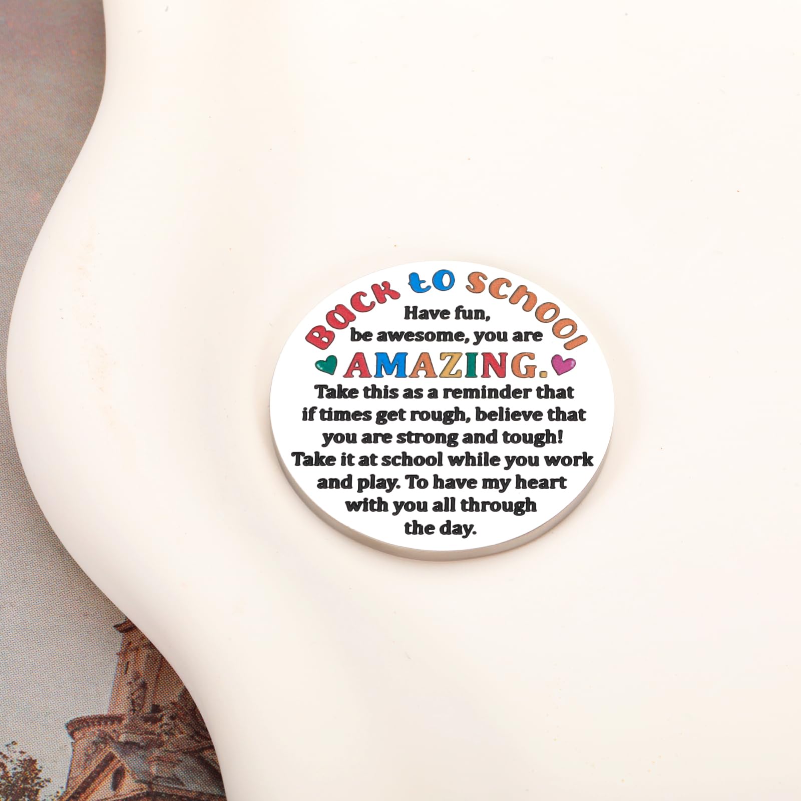 Best 5th Grade Gifts for Boys and Girls - Valentine's Day & Back to School Presents - College Essentials & School Supplies for Students - Pocket Hug Token for Kids (Perfect for Classmates, Teachers & Friends)