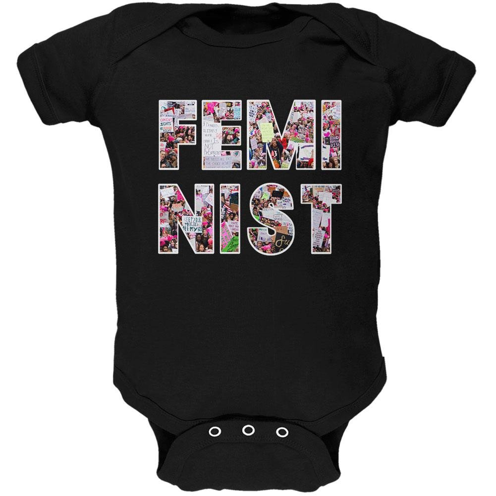 Feminist Women's March Soft Baby Bodysuit - 100% Cotton Unisex Infant Onesie for Political Awareness & Social Justice Events
