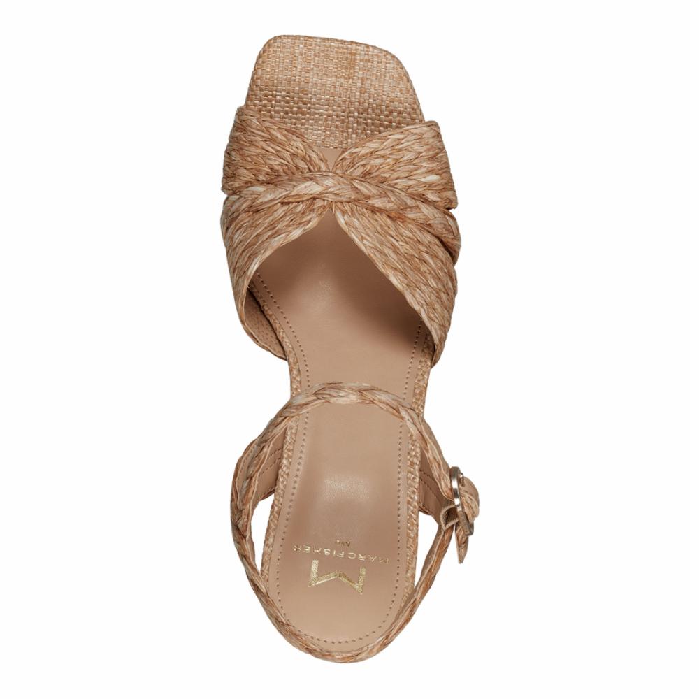 Marc Fisher Ltd Women's Chela Nude M - Comfortable Nude Heels for Women, Fashionable Mid-Heel Pumps for Office, Party & Special Occasions