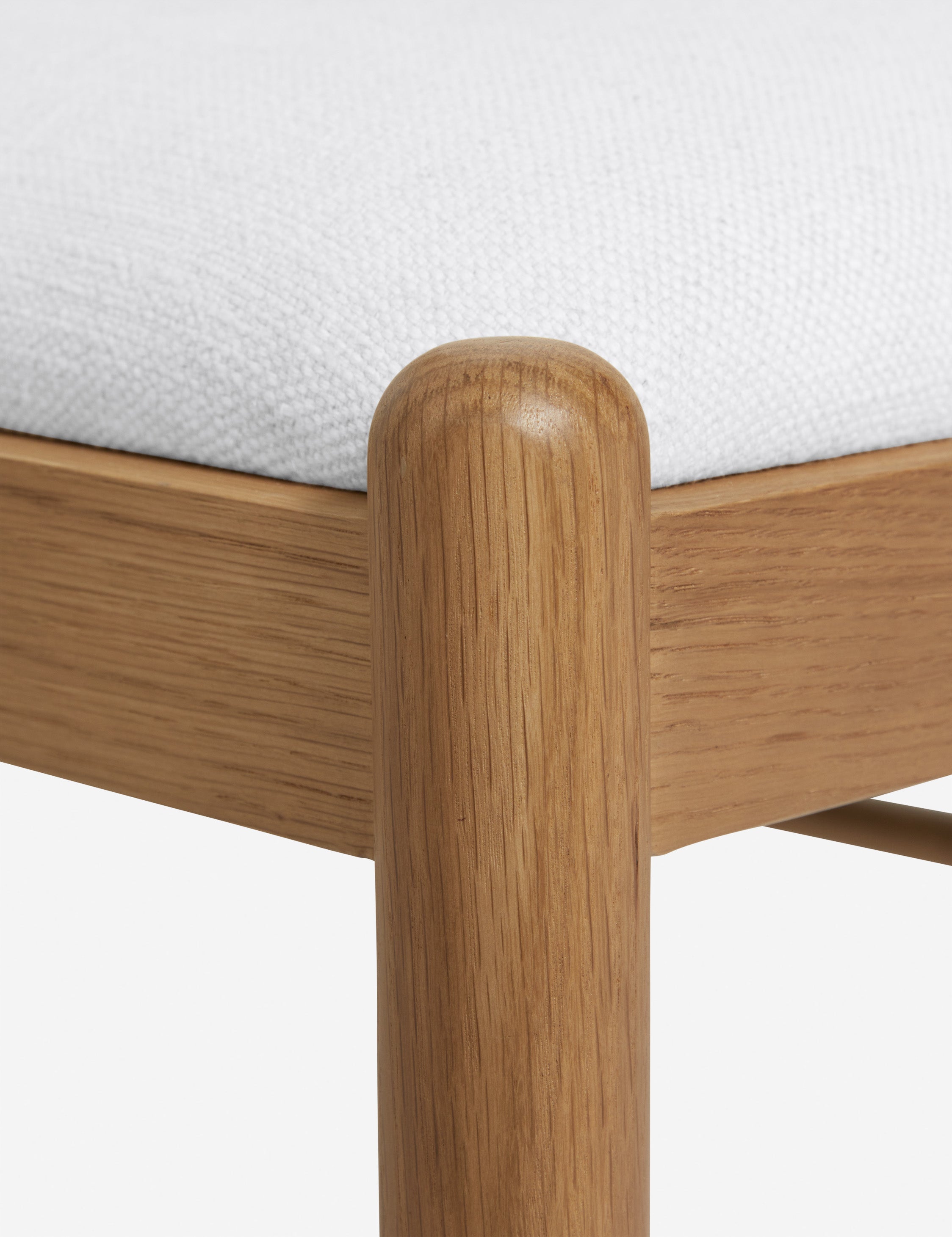 Florent Dining Chair - Modern Wooden Dining Room Chair with Upholstered Seat - Perfect for Kitchen, Dining Room, and Home Office Use