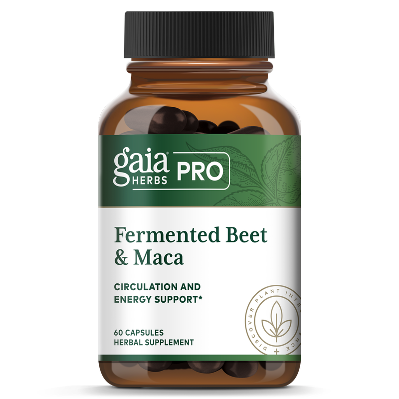 Organic Gaia Fermented Beet & Maca Root Capsules - 50 Count | Supports Energy, Stamina & Heart Health | Perfect for Athletes & Active Lifestyles