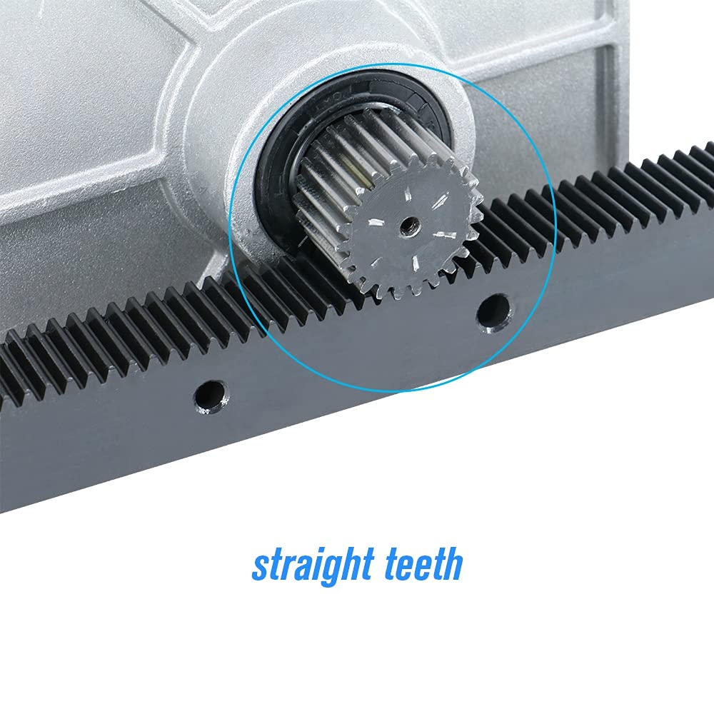 High Precision 1.5Mod 15x15mm Gear Rack - 1000mm/1500mm/2000mm Length Options - Durable Straight Teeth for CNC Engraving Machines, 3D Printers & Robotics - Perfect for Industrial Automation & DIY Projects (1pc 1000mm)