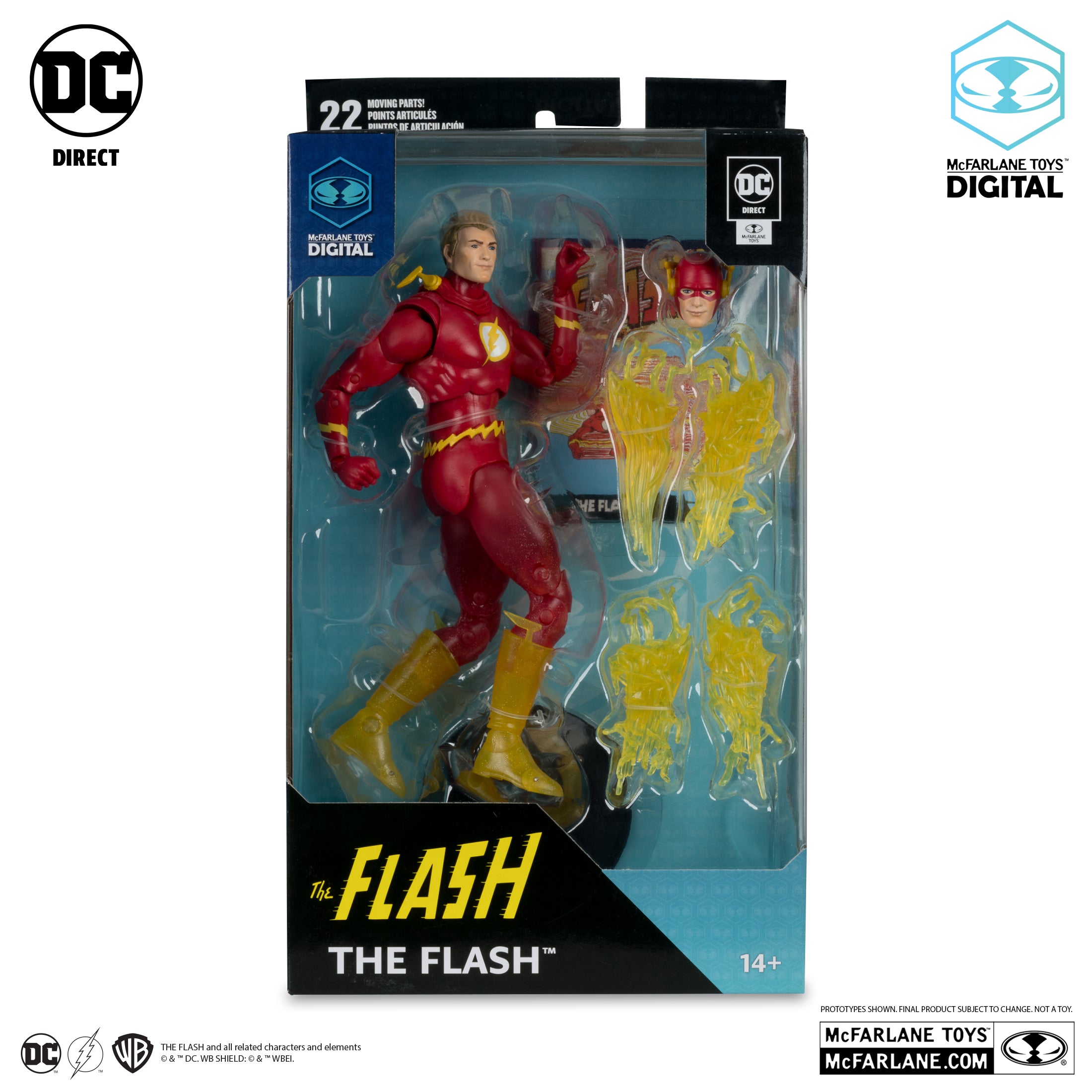 Speed Force The Flash 7 Platinum Edition Action Figure - McFarlane Toys DC Direct Collectible for Display & Superhero Fans - Perfect for Home Decor, Office Display, and DC Comics Collections