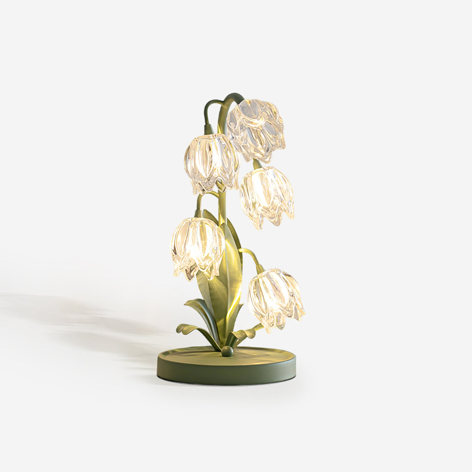 Modern Green Table Lamp - Energy Efficient LED Desk Light for Bedroom, Office & Living Room - Stylish Home Decor & Reading Light