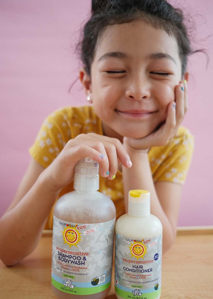 Fragrance-Free Kids SuperSensitive Shampoo and Conditioner Set - Gentle Hair Care for Sensitive Scalp - Perfect for Daily Bath Time & Allergy-Prone Children