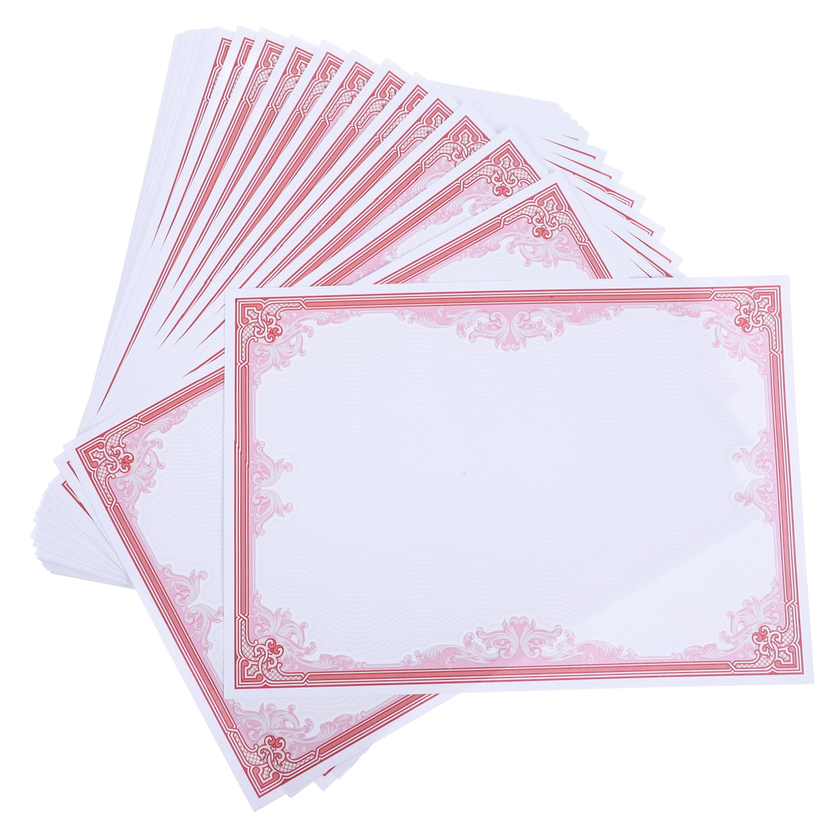 DIYEAH 150 Sheets Blank Honor Certificate Paper - Gold Foil Achievement Diplomas for Awards, Graduation & Recognition Ceremonies - Premium Quality for Schools, Offices & Special Events