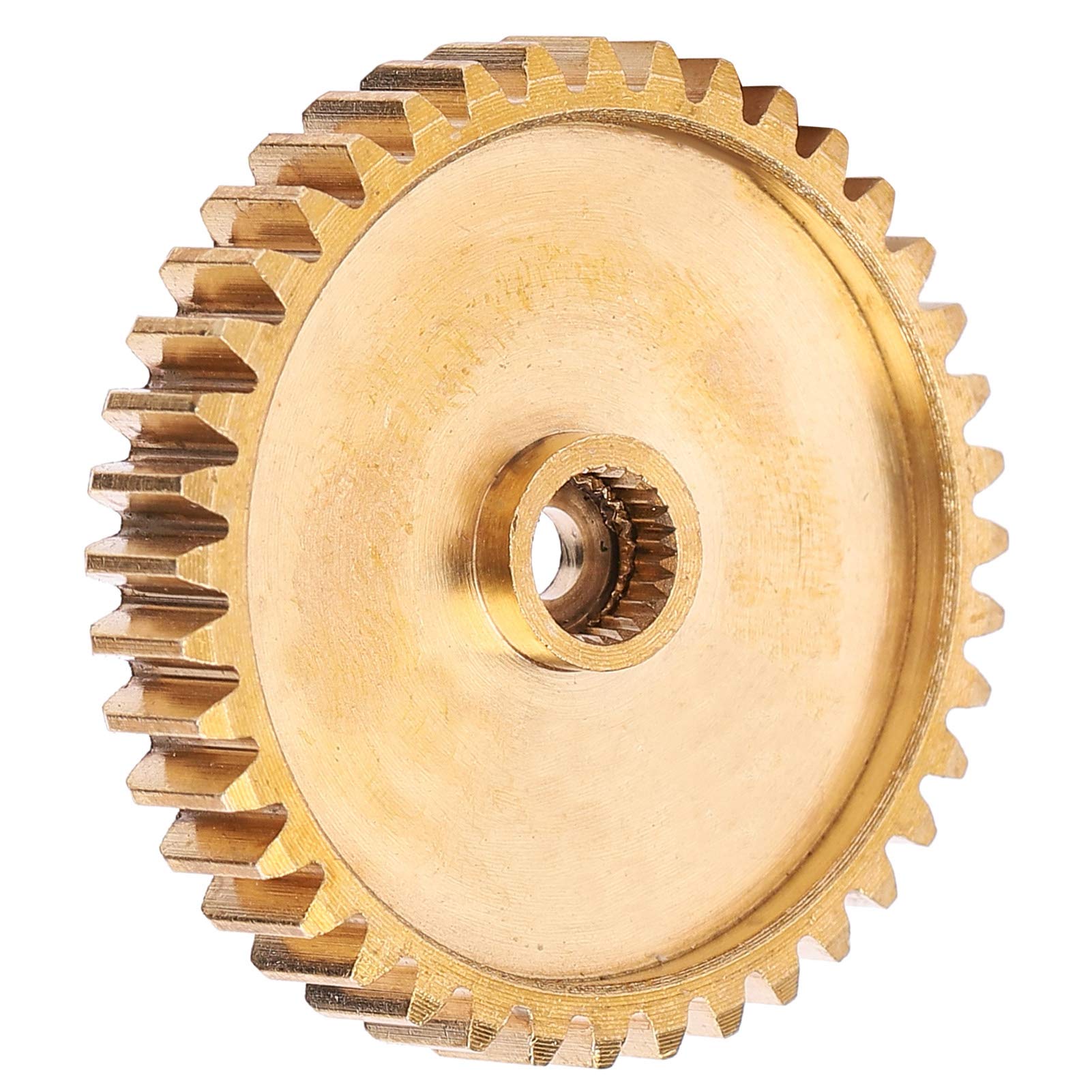 40 Tooth Brass Spur Gear - High Precision RC Gears for Industrial Robots & DIY Vehicle Projects | Durable Metal Gear Replacement Parts for Robotics & RC Models