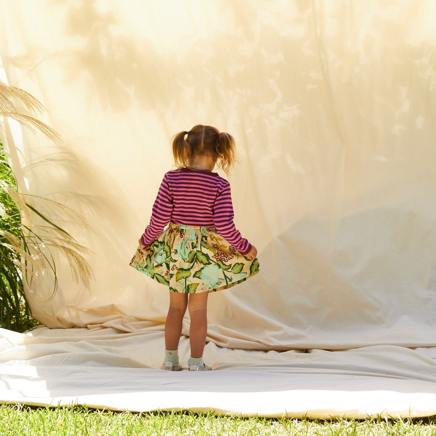 Margot Kids Skirt - Cute Floral Print Girls' Skirt for Toddlers & Children | Perfect for School, Parties & Playtime