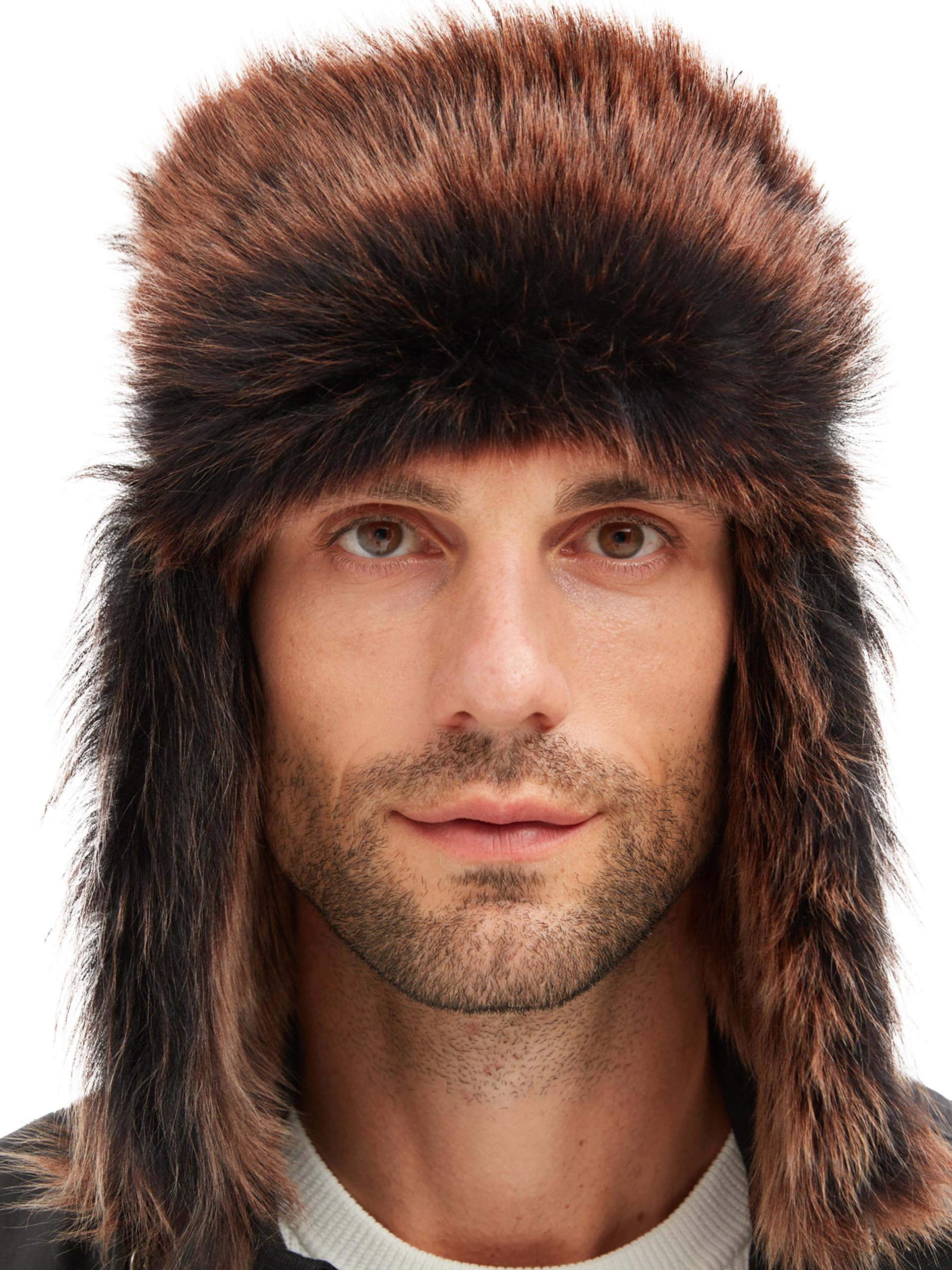 Everest Ultra-Warm Shearling Trapper Hat for Men & Women - Genuine Leather Winter Hat with Ear Flaps - Perfect for Skiing, Snowboarding & Cold Weather Outdoor Activities