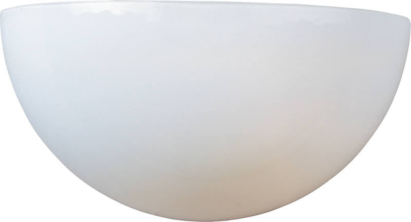 11W Maxim 1 Light Wall Sconce - White LED Wall Light Fixture for Bedroom, Hallway, and Living Room Lighting