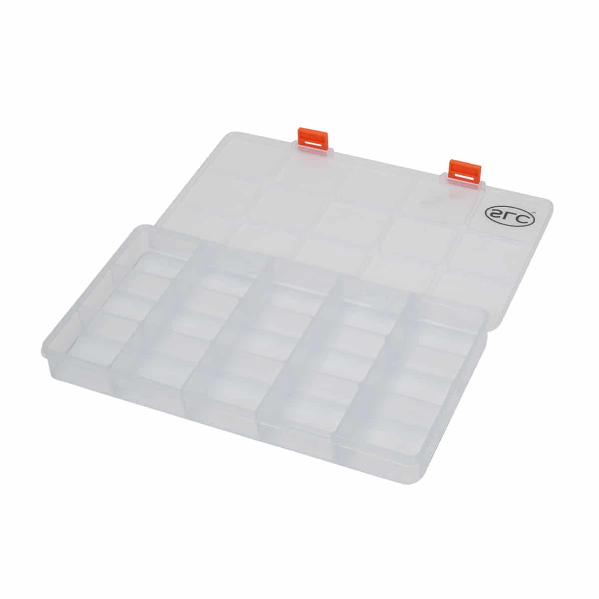 Springfield Leather Company Clear Plastic Organizer Box - 17 Compartments for Crafts, Sewing & Storage | 6