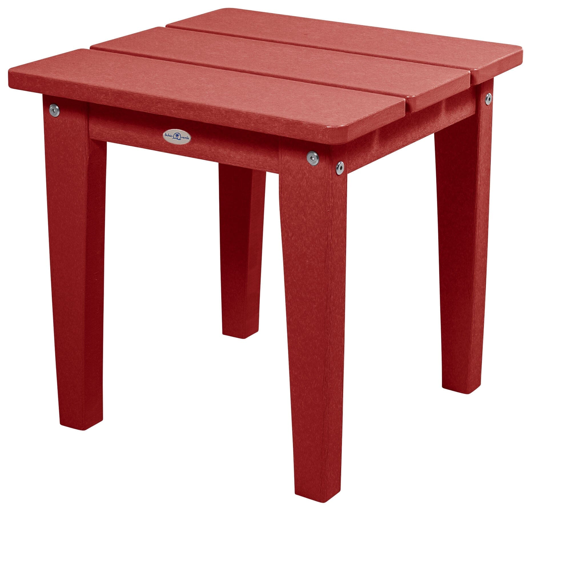 Adirondack Side Table - Outdoor Patio Furniture, Waterproof & Durable Small End Table for Garden, Deck, Poolside - Perfect for Drinks, Books & Decor