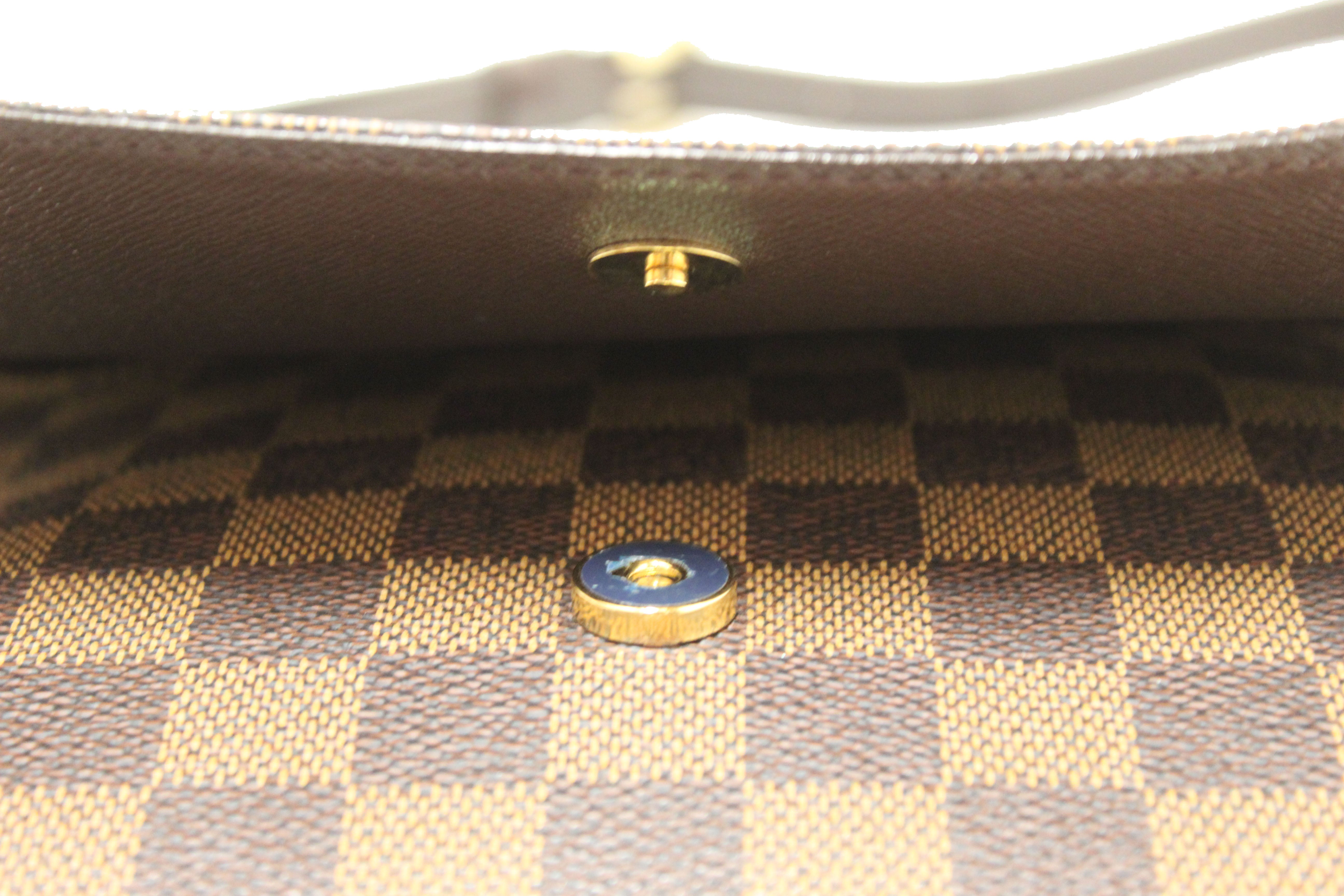 Authentic Louis Vuitton Damier Ebene Musette Tango Crossbody Shoulder Bag for Women | Luxury Designer Handbag for Work, Travel & Everyday Use