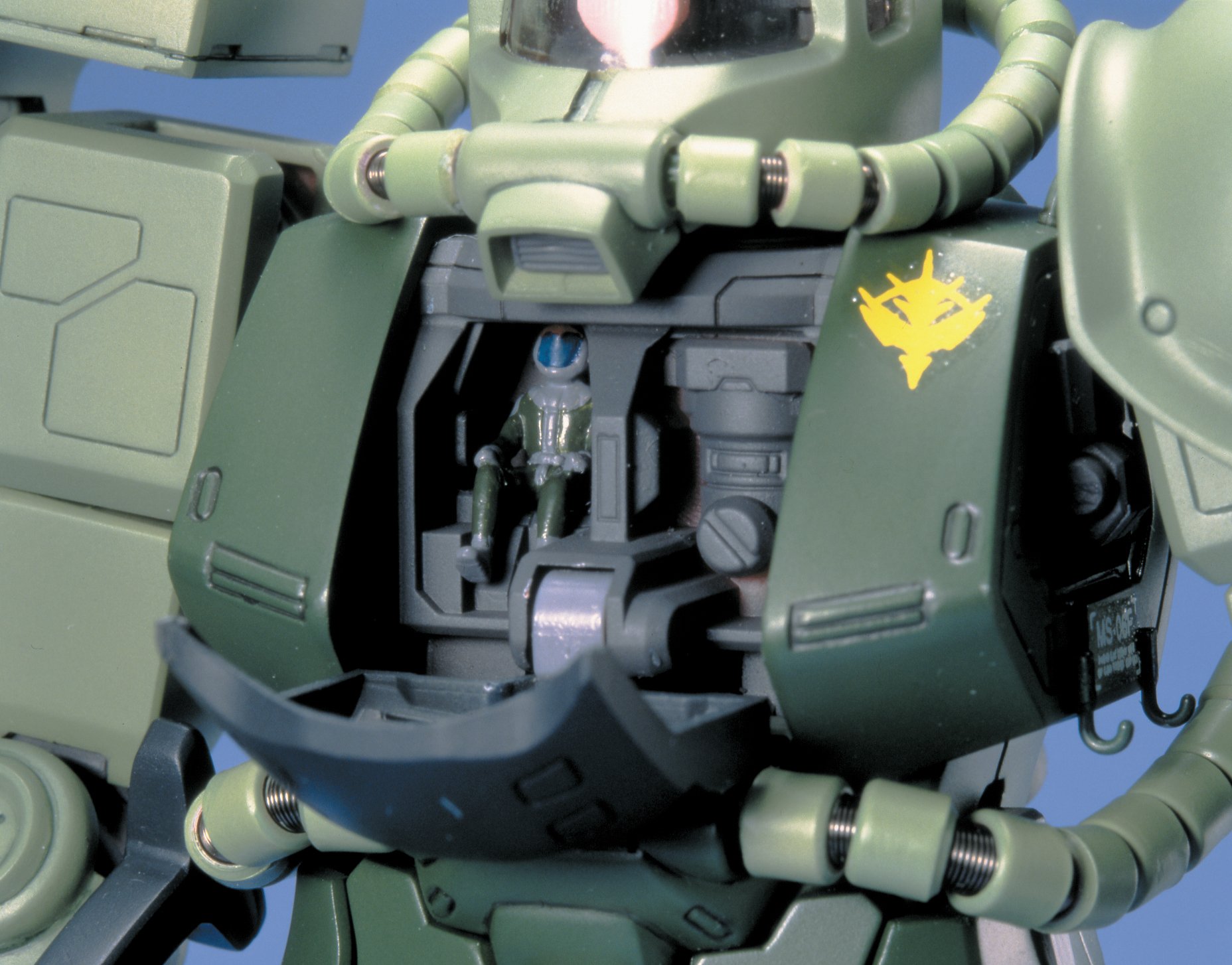 Bandai MG 1/100 Scale Gundam MS-06F/J Zaku II Model Kit - Perfect for Collectors & Anime Fans | Display, Gift, or DIY Building Project