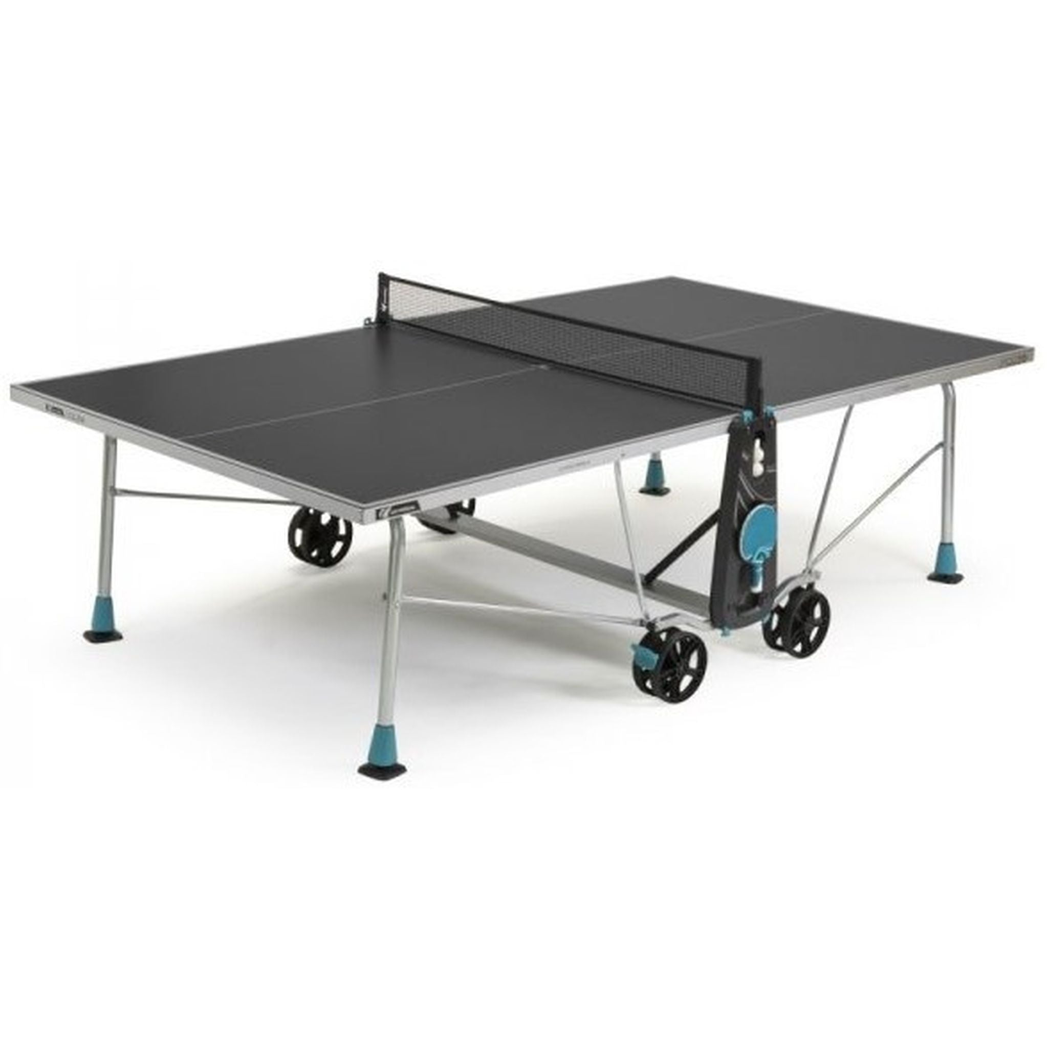 Cornilleau 200X Outdoor Table Tennis Table - Professional Grade Ping Pong Table for Backyard, Patio & Garden - Weatherproof Design for All-Season Play