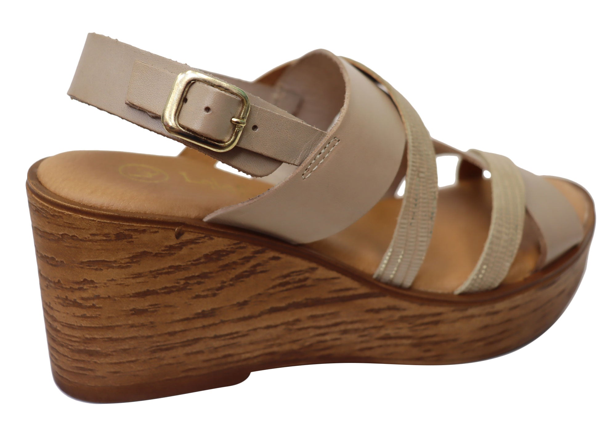 Lola Canales Brooke Women's Spanish Leather Wedge Sandals - Comfortable & Stylish for Summer, Beach, and Casual Outings
