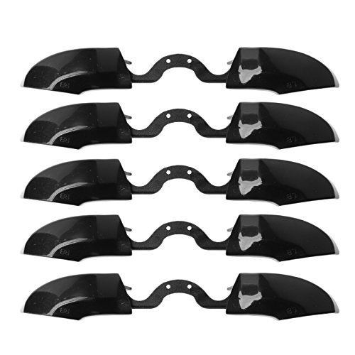 6PCS Replacement Bumpers & Triggers LB RB Buttons with T6 T8 Screwdrivers for Xbox One Elite Controller - Black | Repair Kit for Worn-out Buttons | Perfect for Gaming Enthusiasts & DIY Repairs