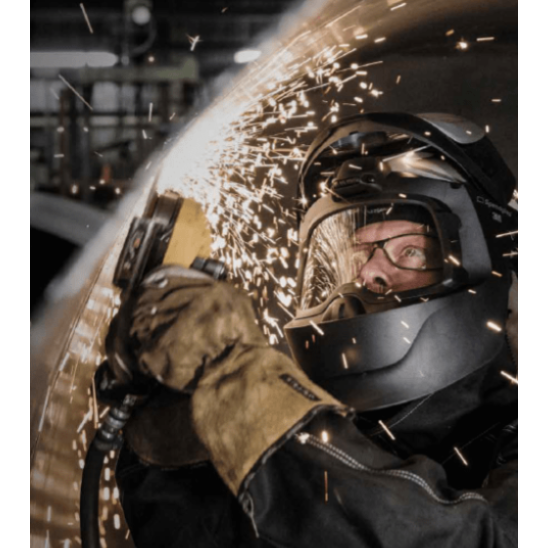 3M Speedglas G5-01 Heavy Duty PAPR Welding Helmet with Auto-Darkening Lens (46-1101-30VC) - Ideal for Industrial Welding, Metal Fabrication & Construction Safety Gear