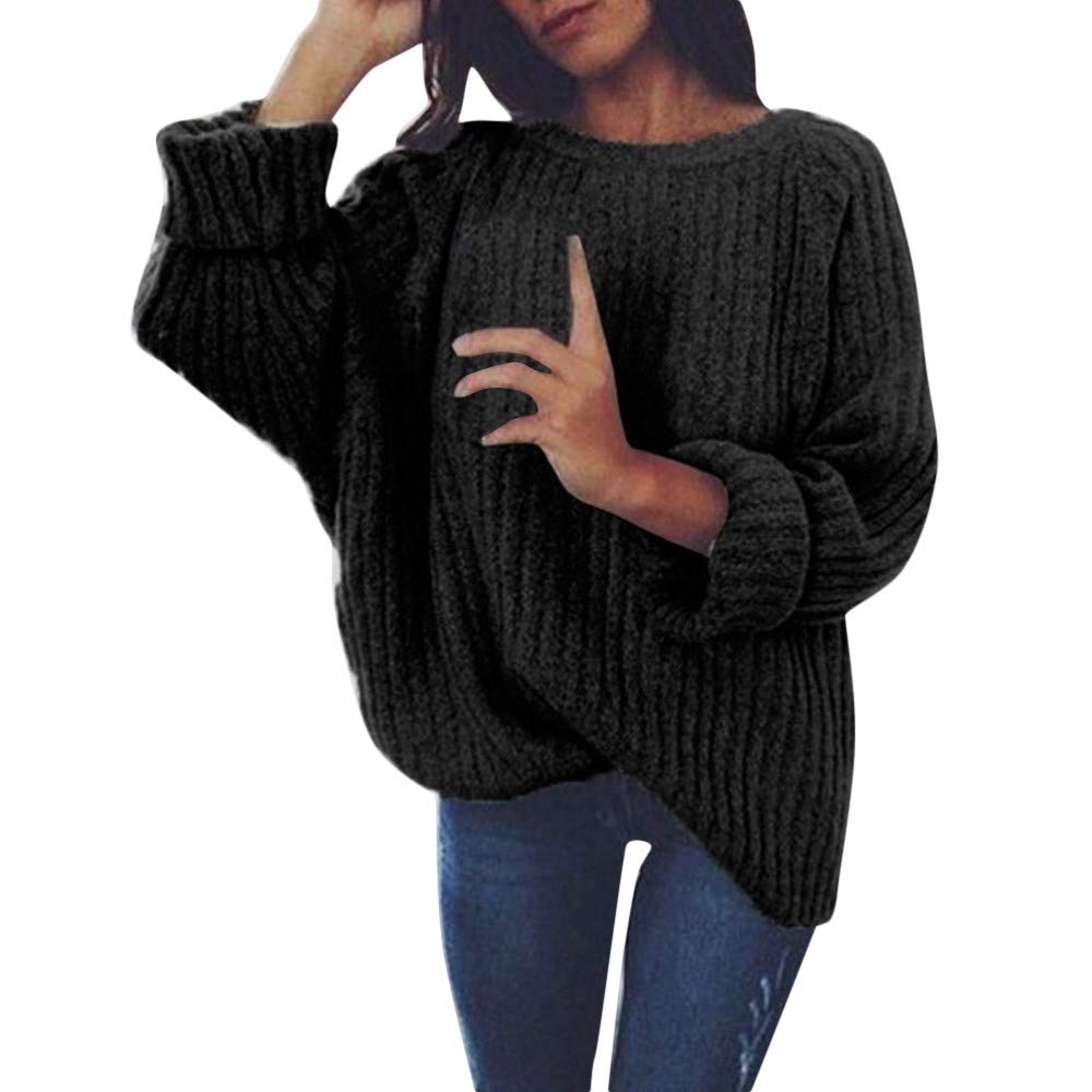 Vedolay Women's Knitted Wrap Front Casual Sweater - Deep V-Neck Pullover Clearance Sale | Cozy Fall Winter Fashion for Office, Dating & Daily Wear