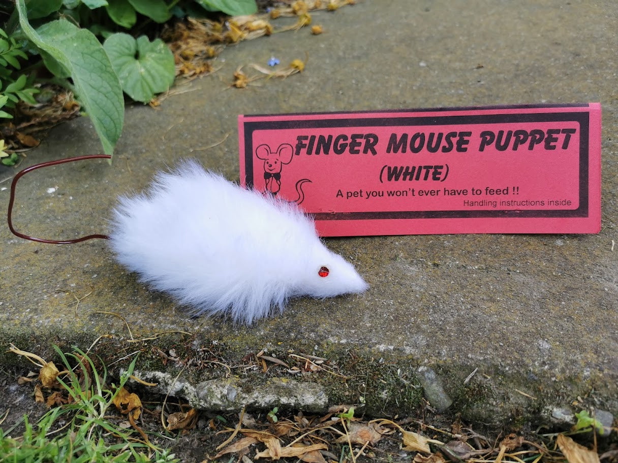 Maisy Finger Puppet Mouse - 15 cm Soft Plush Hand Puppet for Kids (Code 115) | Interactive Storytelling Toy for Toddlers, Preschool Learning & Role Play Activities