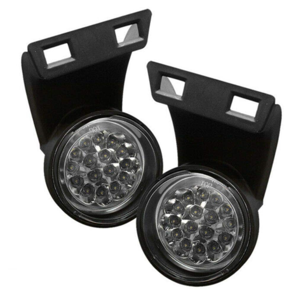 YOYODEER Full LED Fog Lights Kit for Pickup Trucks - Hyper Bright with On/Off Switch (Left+Right Pair) - Perfect for Off-Roading, Night Driving & Inclement Weather Visibility