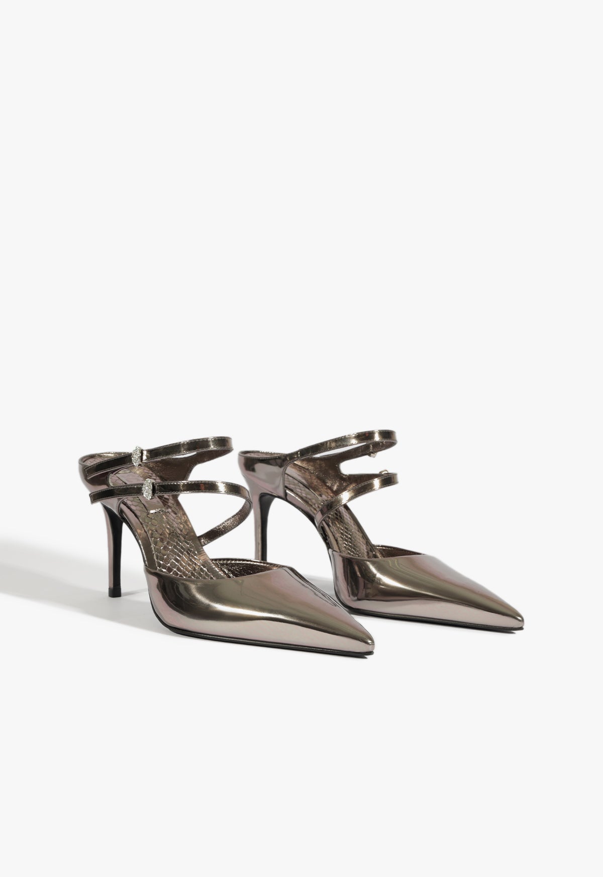 Tonya Specchio Leather Pump Women's High Heel Shoes Size 24 - Elegant Office & Party Wear for Professional and Formal Occasions