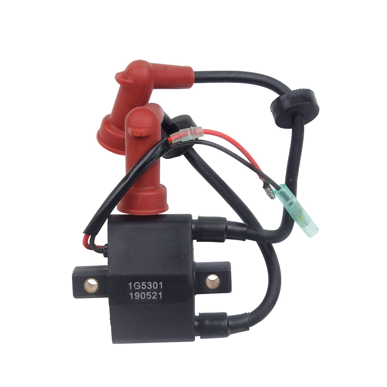 Yamaha Outboard Ignition Coil Replacement for 6HP 8HP 9.9HP 15HP 20HP 25HP Motors - Compatible with 6B4-85570-00, 680-85570-00, 680-85570-02 - Perfect for Marine Engine Repair & Boat Maintenance